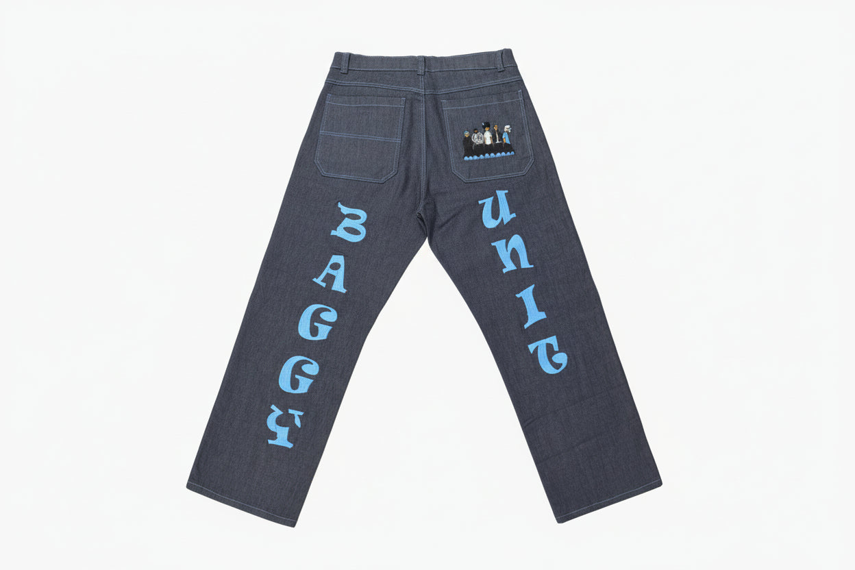 BAGGY UNIT Logo Jeans