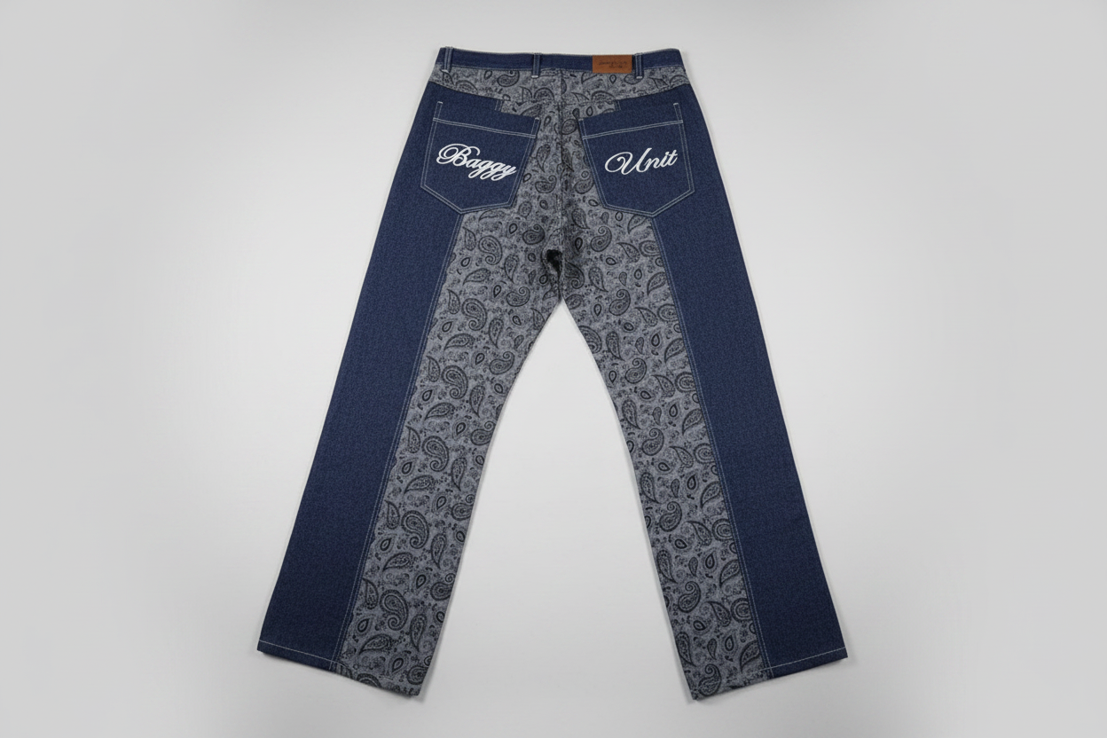 Blue heavy denim 2 piece