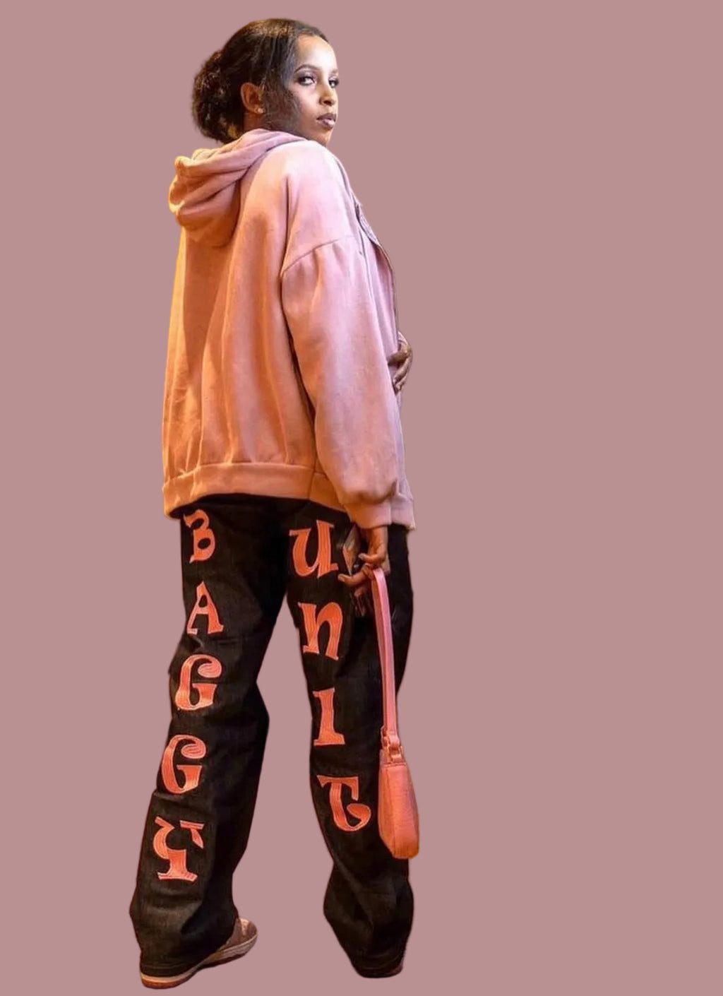 Baggy unit SIGNATURE JEANS [pink]